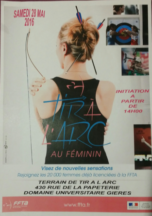 Tir à l’arc au féminin le 28 mai